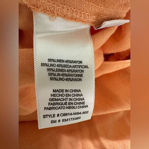 NWT Cloth and Stone sleeveless button down romper, Size Large linen/rayon - Picture 2 of 10